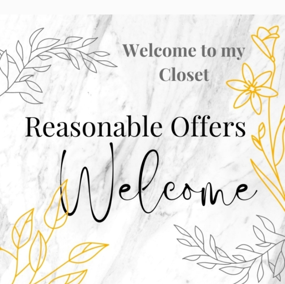 Welcome 🏵 Reasonable Offers Accepted